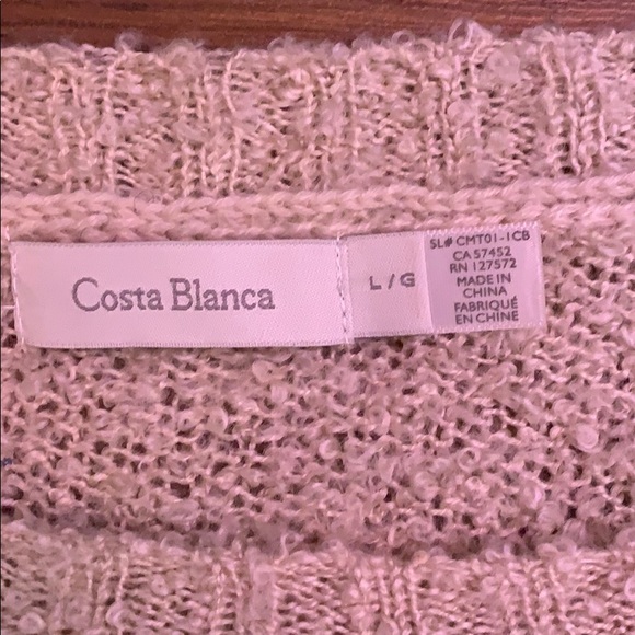 Acrylic long sleeve sweater shirt - Picture 3 of 3